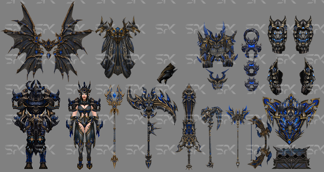 ALL DARK BLUE SPK